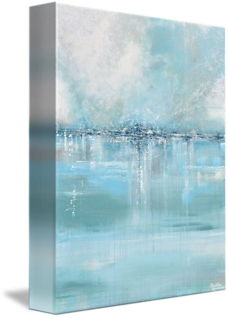 Blue Abstract Painting Abstract Canvas Abstract Landscape Landscape