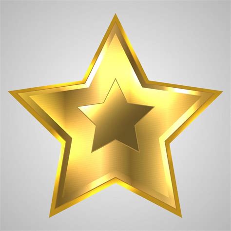 Icono De Estrella Dorada Brillante 3d 4495789 Vector En Vecteezy