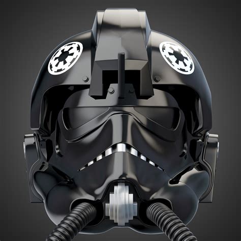 Star Wars Imperial Tie Pilot Helmet 3d Model Cgtrader