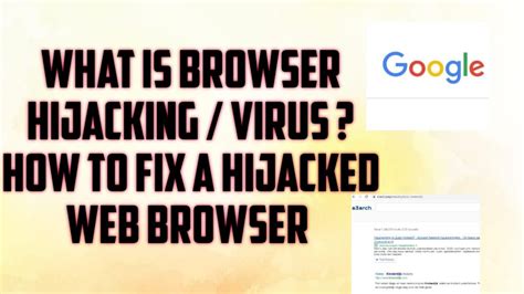Tutorial Of How To Remove Any Browser Redirect Hijacking Virus