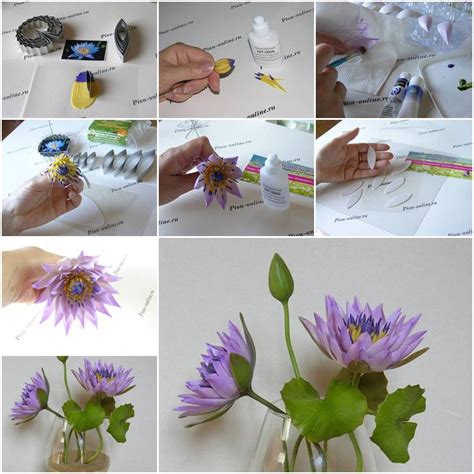 How To Make Polymer Clay Lotus Flowers Step By Step Diy Tutorial