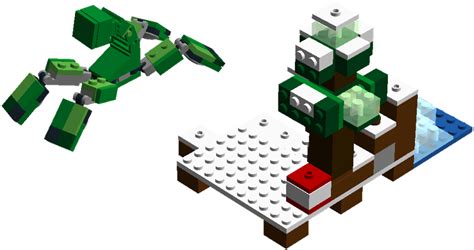 1 Lego Minecraft Mutant Creeper 1600x715 Png Download