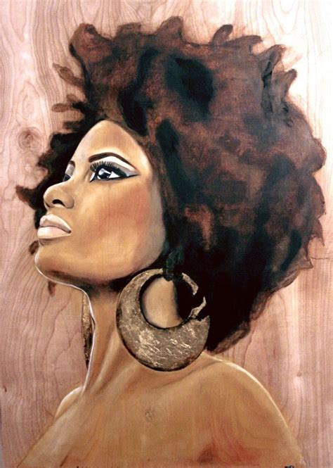 Natural 30 GiclÉe Print Black Women Art Afro Art