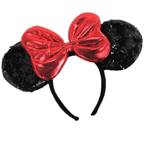Disney Minnie Mouse Sequin Ears Headband All