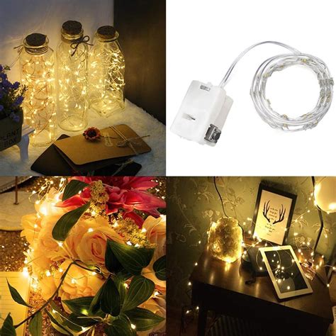 2meters 20 Led Fairy Light Battery Power Operated String Christmas