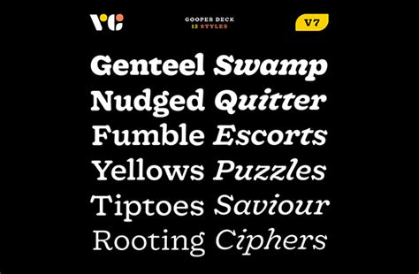 Font News New Font Release Gooper Deck Designed By Very Cool Studio