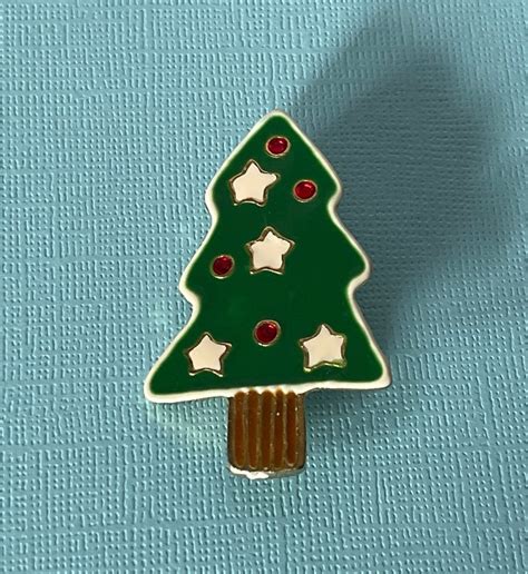 Vintage Christmas Tree Brooch Christmas Tree Pin Christmas Etsy