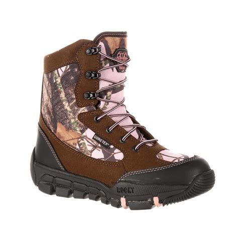 Rocky Women Gore Tex Waterproof Insulated Camo Outdoor Boot