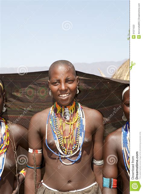 African Tribal Young Girls