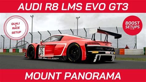 Audi R8 LMS Evo GT3 Quali Race Mount Panorama Setup Share Your Car