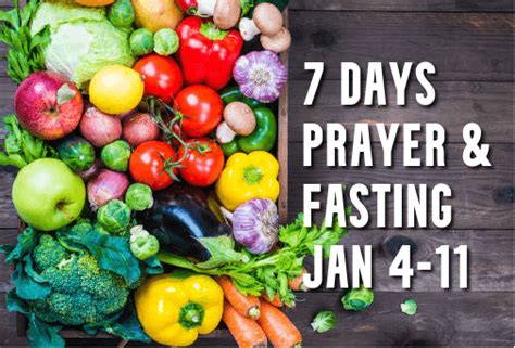 7 days of prayer and fasting for 2021
