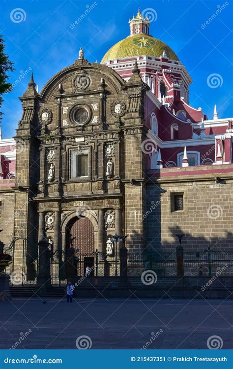 A Catholic Church In Puebla Mexico Editorial Photo Image Of Landmark
