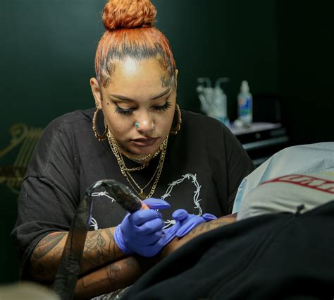 black tattoo artists making space for themselves outside of white dominated industry curated