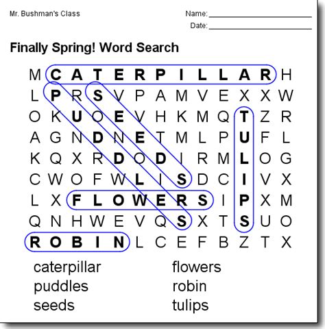 Create A Word Search Printable Ferpreview
