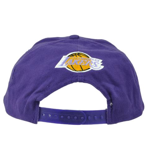 Please provide a valid price range. Los Angeles Lakers Mens Vintage Old School Hat Cap Purple ...