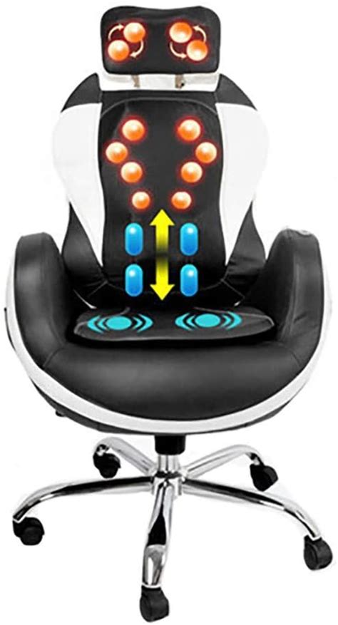 Xh 10 New Heated Massage Gaming Office Chair Reclining Home Computer Swivel Seat Orthopedic