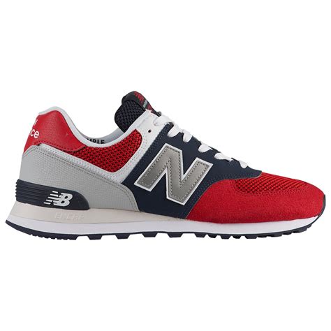 New Balance Rubber 574 Running Shoes In Red For Men Save 56 Lyst