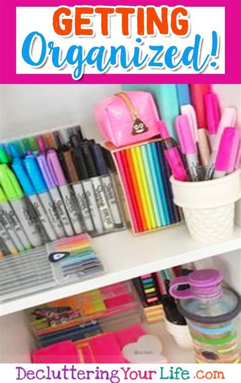 getting organized 50 ways to get organized at home and stay organized with images diy