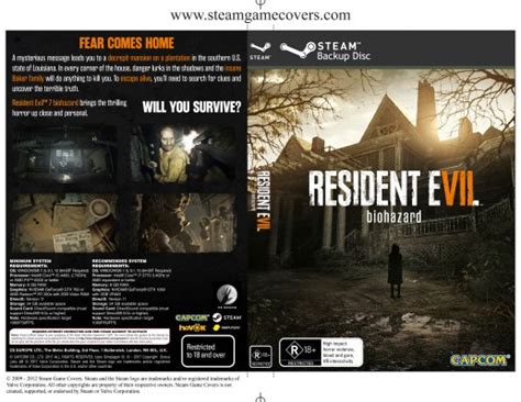 Will you survive, detective bishop? Steam Game Covers: RESIDENT EVIL 7 biohazard / BIOHAZARD 7 ...