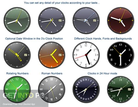 Free timer program allows you to create countdown timers that display the remaining time as a colored section of a clock face. Sharp World Clock Free Download