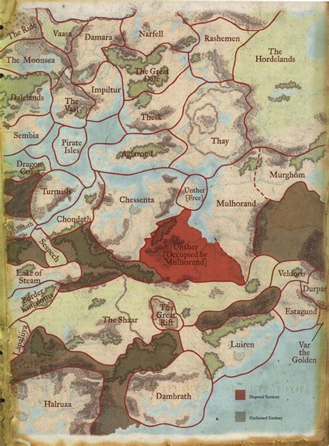 34 Forgotten Realms Political Map Maps Database Source