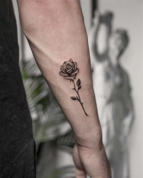 Rose Arm Small Tattoos For Men Best Tattoo Ideas