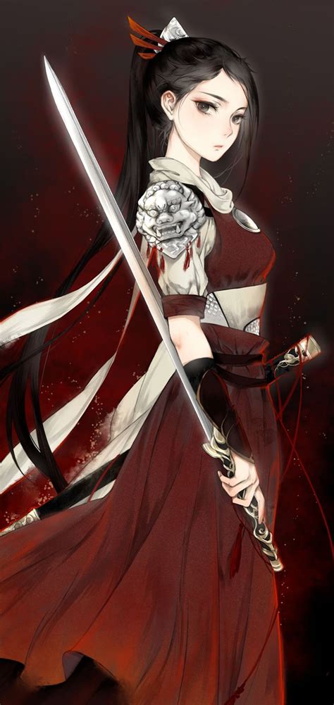 Pin By Tengou On Character Anime Warrior Girl Anime Warrior Warrior