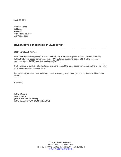 A lease termination letter is a written document that informs your landlord or property manager that special circumstances or reasons for breaking, or not renewing, the lease. 60 INFO NOTIFICATION LETTER NOT RENEWING CONTRACT ZIP DOCX PRINTABLE DOWNLOAD PDF ...