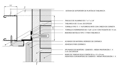 Hanging Ceiling Section 2d View Detail Autocad File Cadbull In 2020