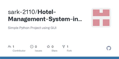 Github Sark Hotel Management System In Python Simple Python
