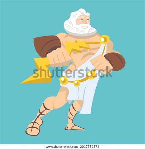 Ancient Greek Gods Vector Style On Stock Vector Royalty Free Shutterstock