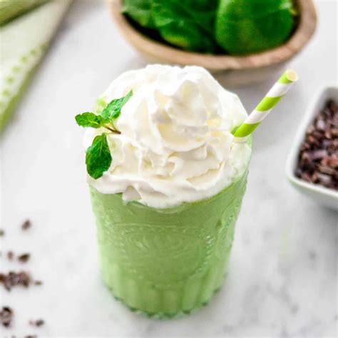 Healthy Shamrock Shake Recipe Joyfoodsunshine