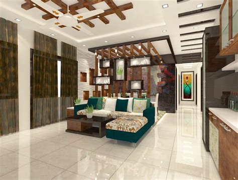 2bhk Flat Interior Merlin Residency Rajarhat Kolkata By Creazione