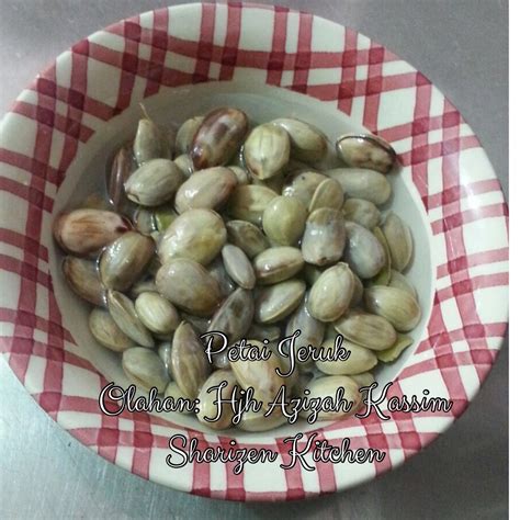 Sambal ikan bilis, kacang dan kentang yang pedas rangup edisi niaga. Resipi Jeruk Petai - Resepi Bergambar