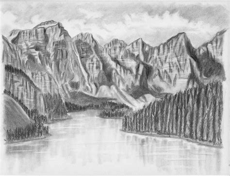 How To Draw Mountains Lets Draw Today Club