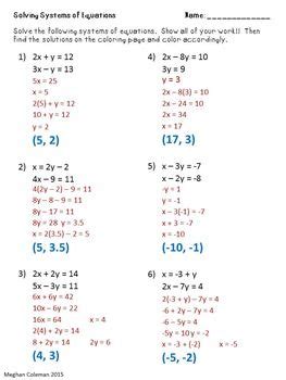 Simultaneous Equations Worksheet Gcse With Answers Askworksheet