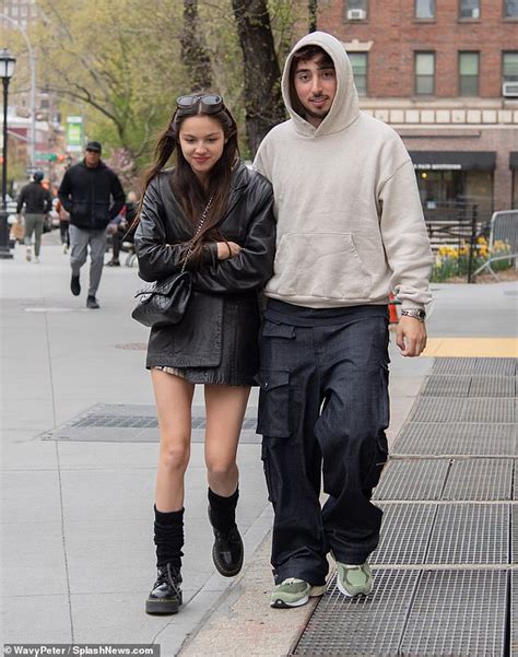 Olivia Rodrigo Looks Giddy As She Cuddles Up To Zack Bia Post Lunch In