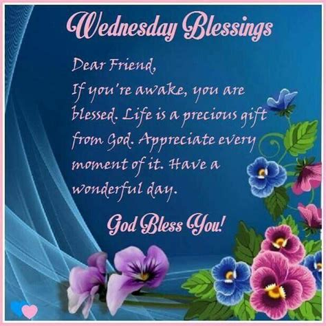Mid Week Blessings To All Wednesday Morning Greetings Morning