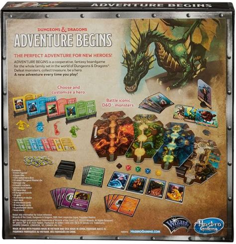 Dungeons And Dragons Adventure Begins Board Game In Doos Old School Toys
