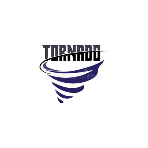 Storm And Tornado Logo Design Vetor Stock Vector Illustration Of