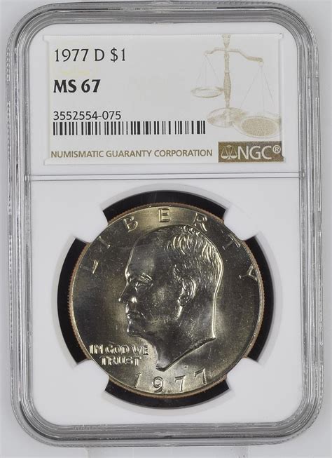 1977 D 1 Ms Coin Explorer Ngc