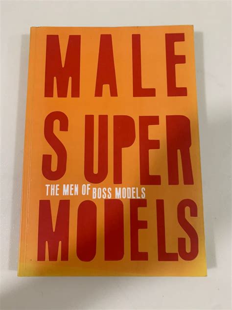male super models book hobbies and toys books and magazines storybooks on carousell