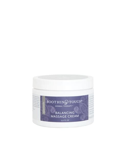 balancing cream massage cremes soothing touch