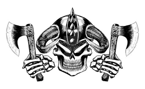 Viking Skull Emblem 02 By Apoklepz On Deviantart