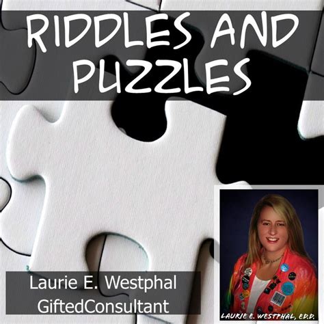 Trivia rebus puzzles answers page 1 of pages 26. Collection of riddles and puzzles - my students love these ...