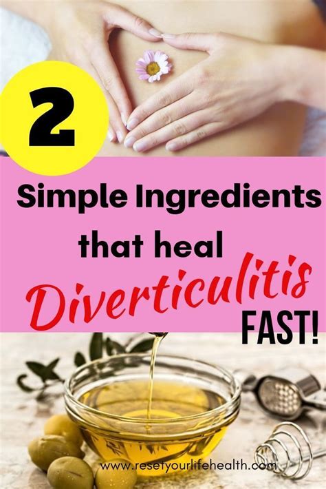 Get Fast Relief From Diverticulitis Pain With This Natural Remedy That