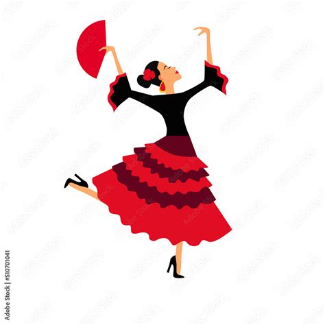Mexican Fiesta Party Invitation With Beautiful Mexican Woman Dancing