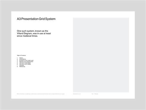 A3 Presentation Grid System For Indesign Behance