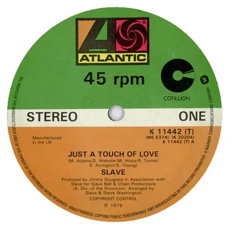 Slave Just A Touch Of Love Uk 12 Vinyl Single 12 Inch Record Maxi Single 458562