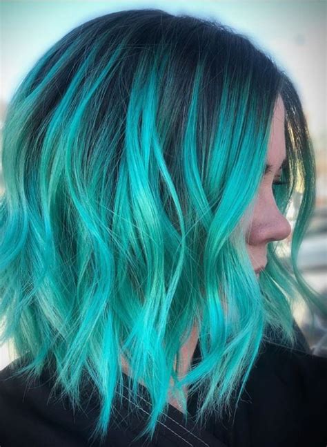38 Fabulous Green And Blue Hair Color And Hair Style Design Page 24 Of